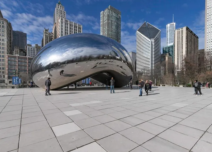 Appartamento Loop 1br W Lounge Gym Roof Nr L Chi-693 Chicago